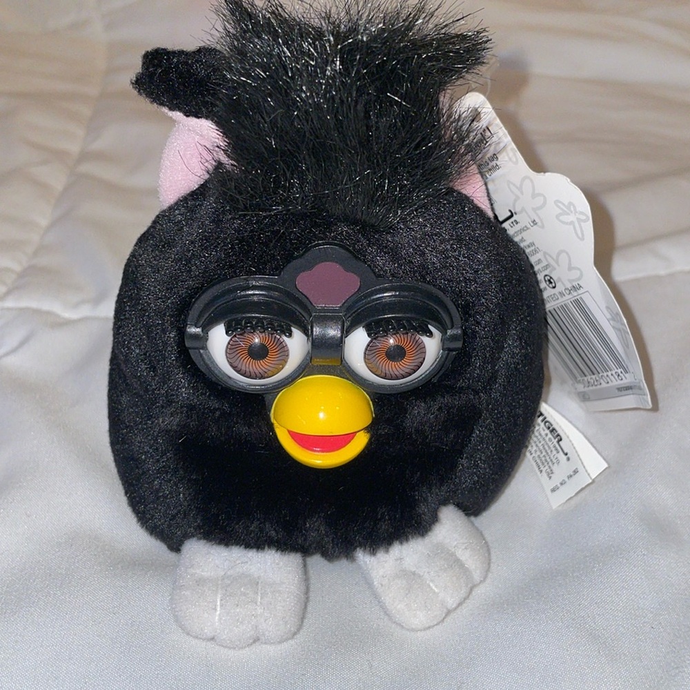 NWT vintage 1999 FURBY BUDDIES! “Sleep good” soft throwback toy furbys black fur